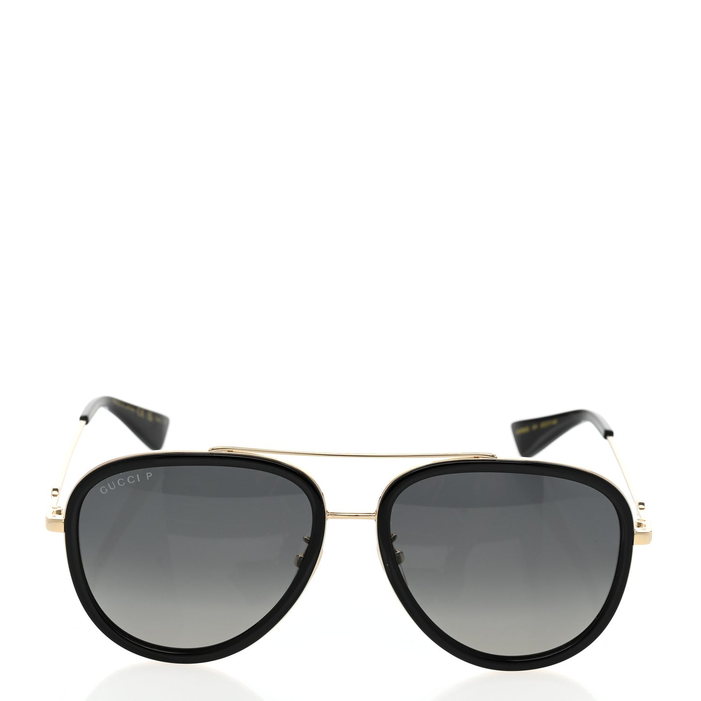 Aviator Sunglasses GG0062S Black Gold