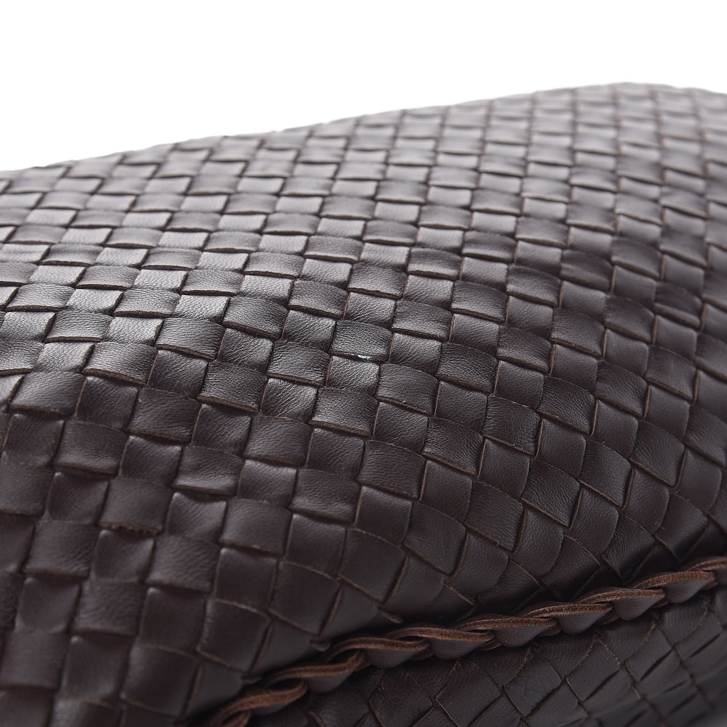 Nappa Intrecciato Large Veneta Hobo Ebano