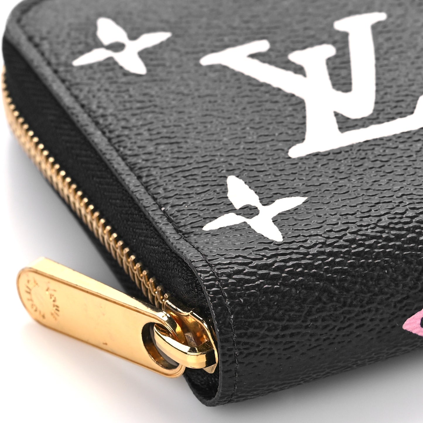 Monogram Giant Wild At Heart Zippy Wallet Black