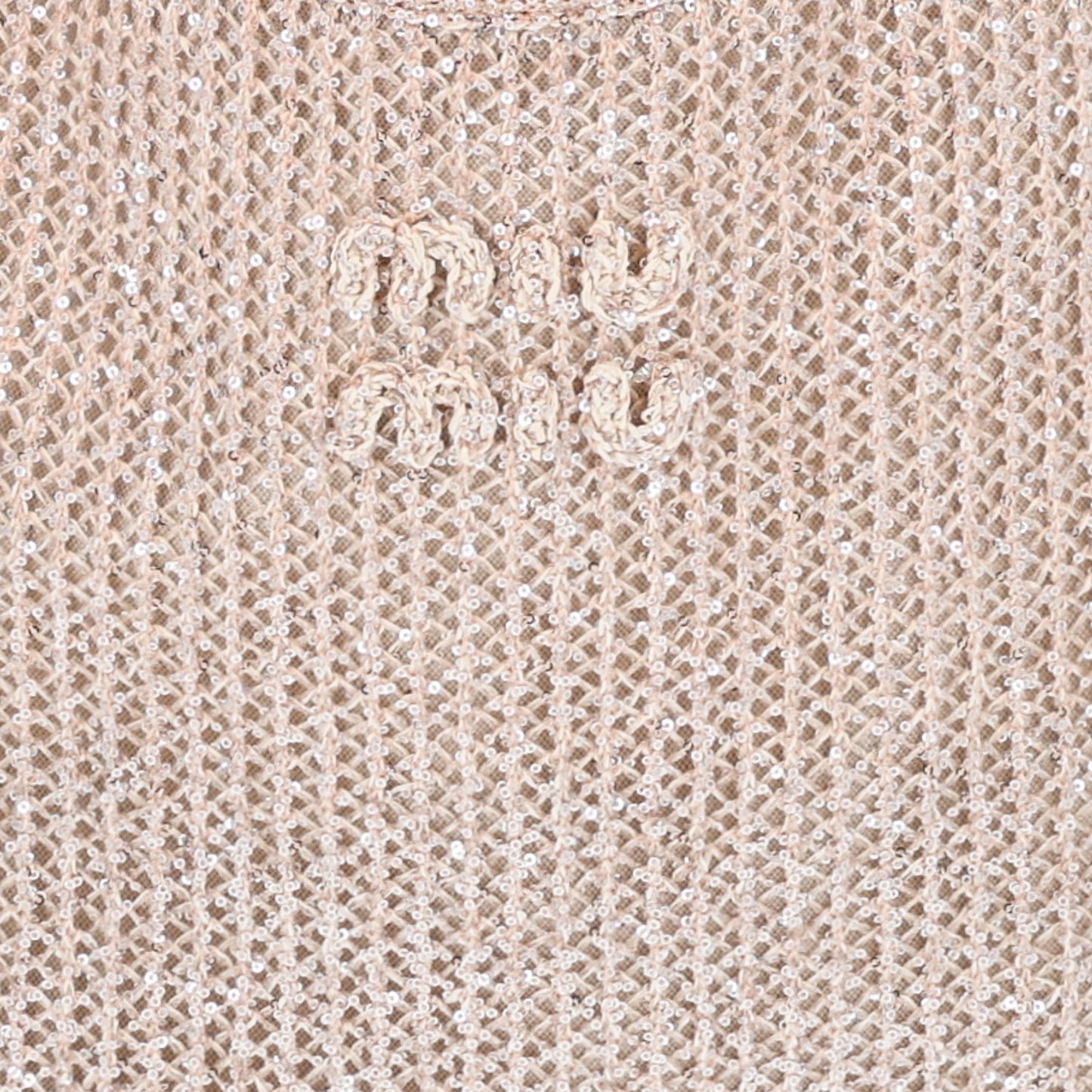 Sequin Mesh Ivy Bag Cipria