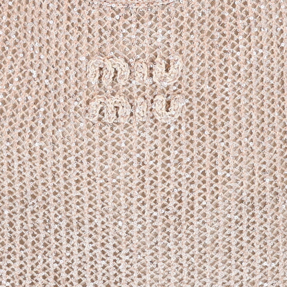Miu Miu Sequin Mesh Ivy Bag Cipria 8 of 10
