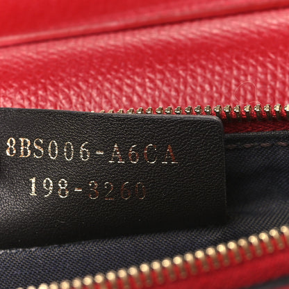 Fendi Vitello Cruise F is Fendi FF 1974 Embossed Medium Envelope Wallet On Chain Fragola Maya Black 7 of 11