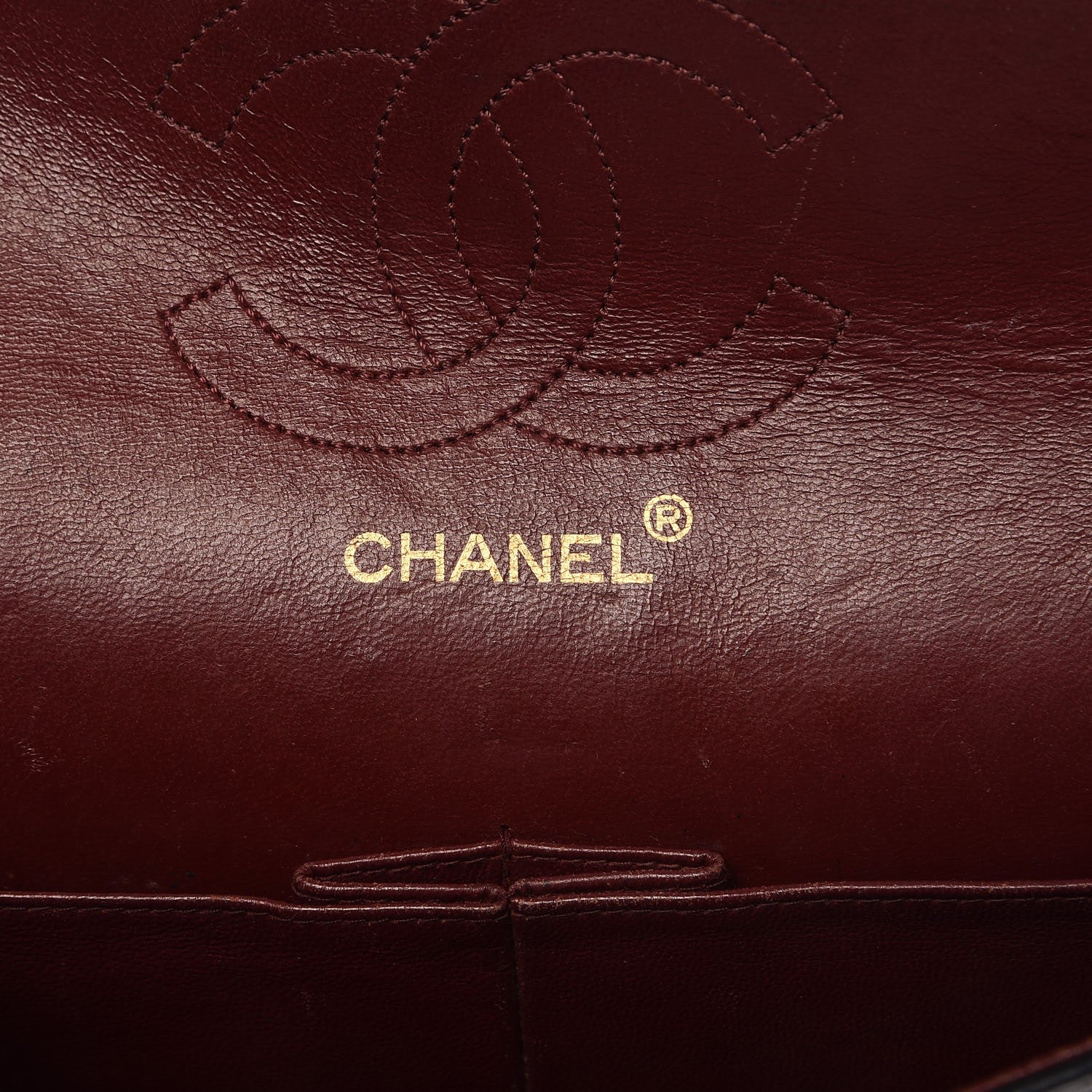 Chanel Lambskin Quilted Medium Double Flap Black 6 of 17