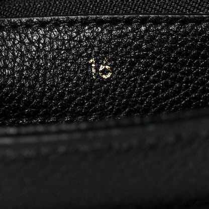 Celine Grained Calfskin Small 16 Top Handle Bag Black 6 of 11