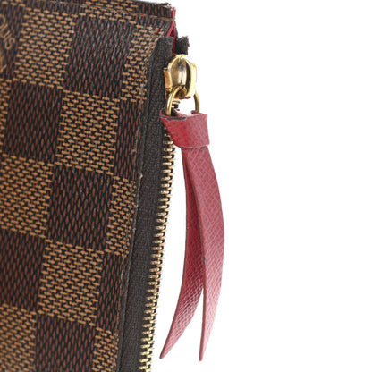 Louis Vuitton Damier Ebene Felicie Chain Wallet Zippered Insert 7 of 7