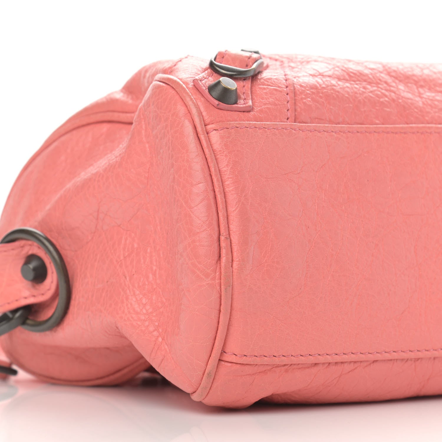 Balenciaga Agneau Classic Hardware Mini Twiggy Rose Azalee 8 of 14