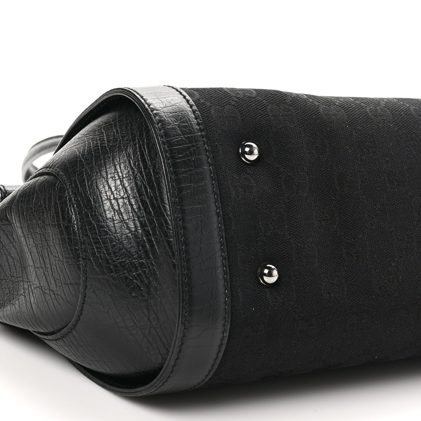Monogram Bamboo Bullet Bag Black