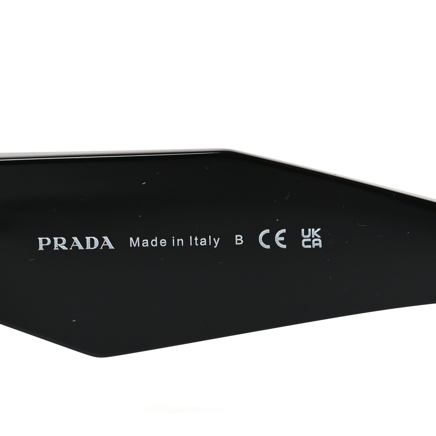Acetate Symbole Sunglasses SPR 08Y Black