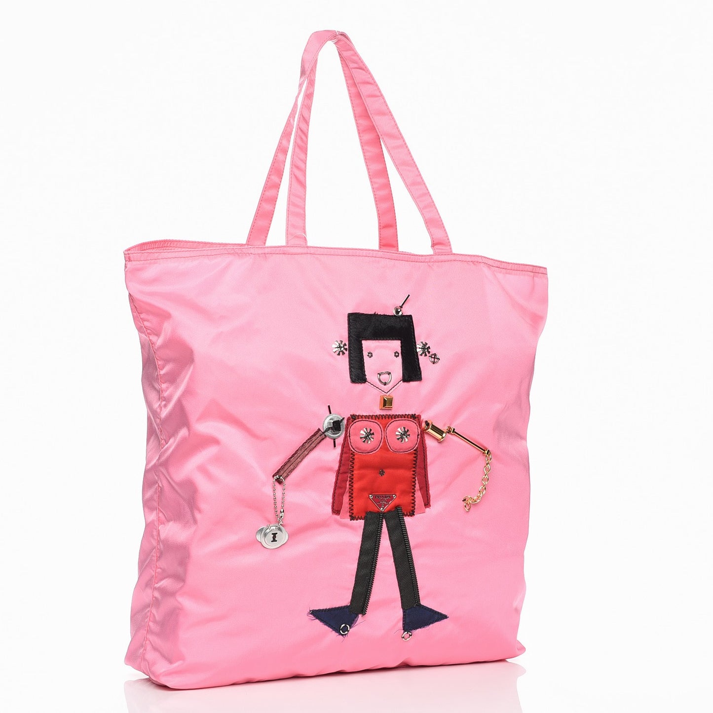 Tessuto Nylon Robot Tote Begonia