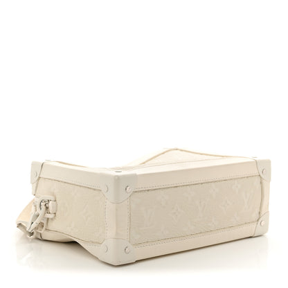Louis Vuitton Taurillon Monogram Solar Ray Soft Trunk Powder White Powder White 4 of 11