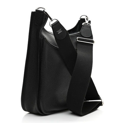 Hermes Taurillon Clemence Evelyne III PM Black 3 of 10