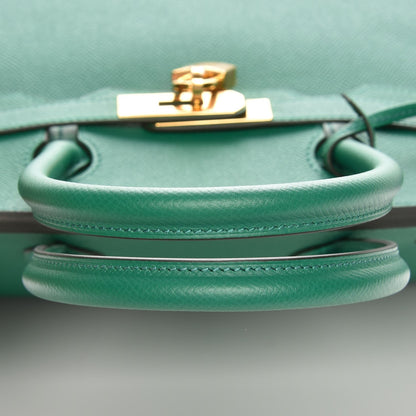 Hermes Epsom Birkin 30 Vert Vertigo 28 of 29