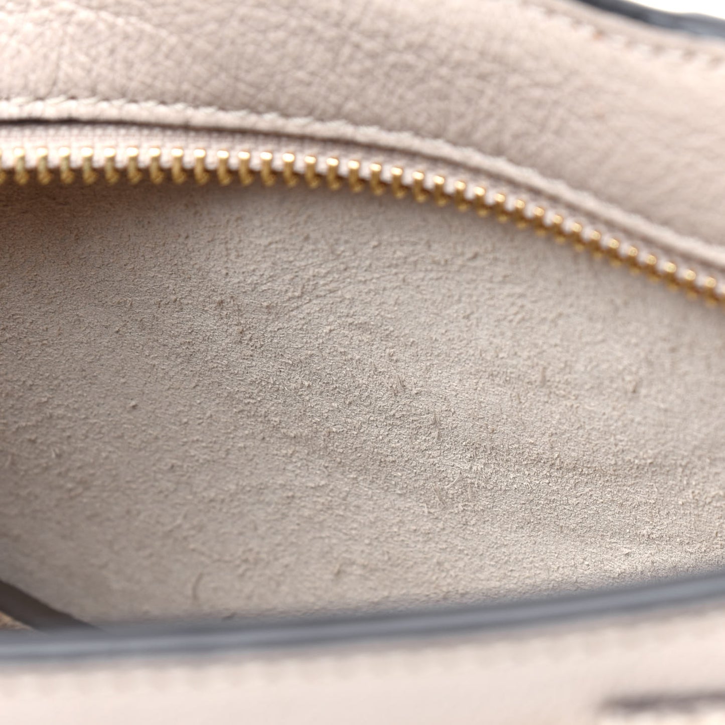Calfskin Suede Mini Pixie Signature Belt Bag Abstract White