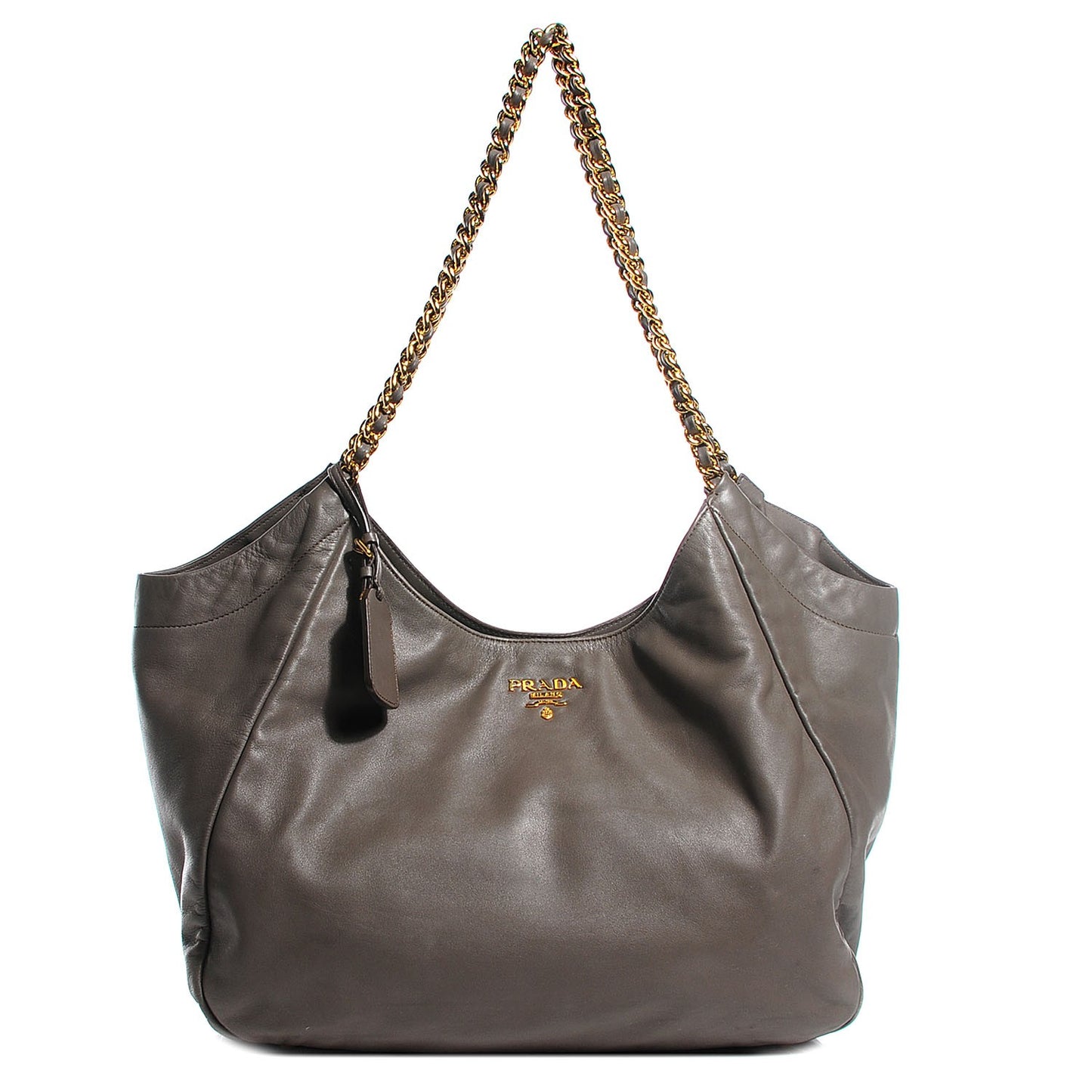Soft Calf Chain Tote Bambu