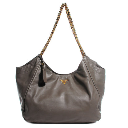 Prada Soft Calf Chain Tote Bambu 1 of 10