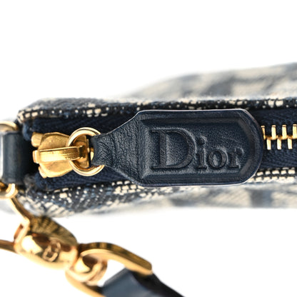 Christian Dior Monogram Mini Saddle Pochette Navy 11 of 11