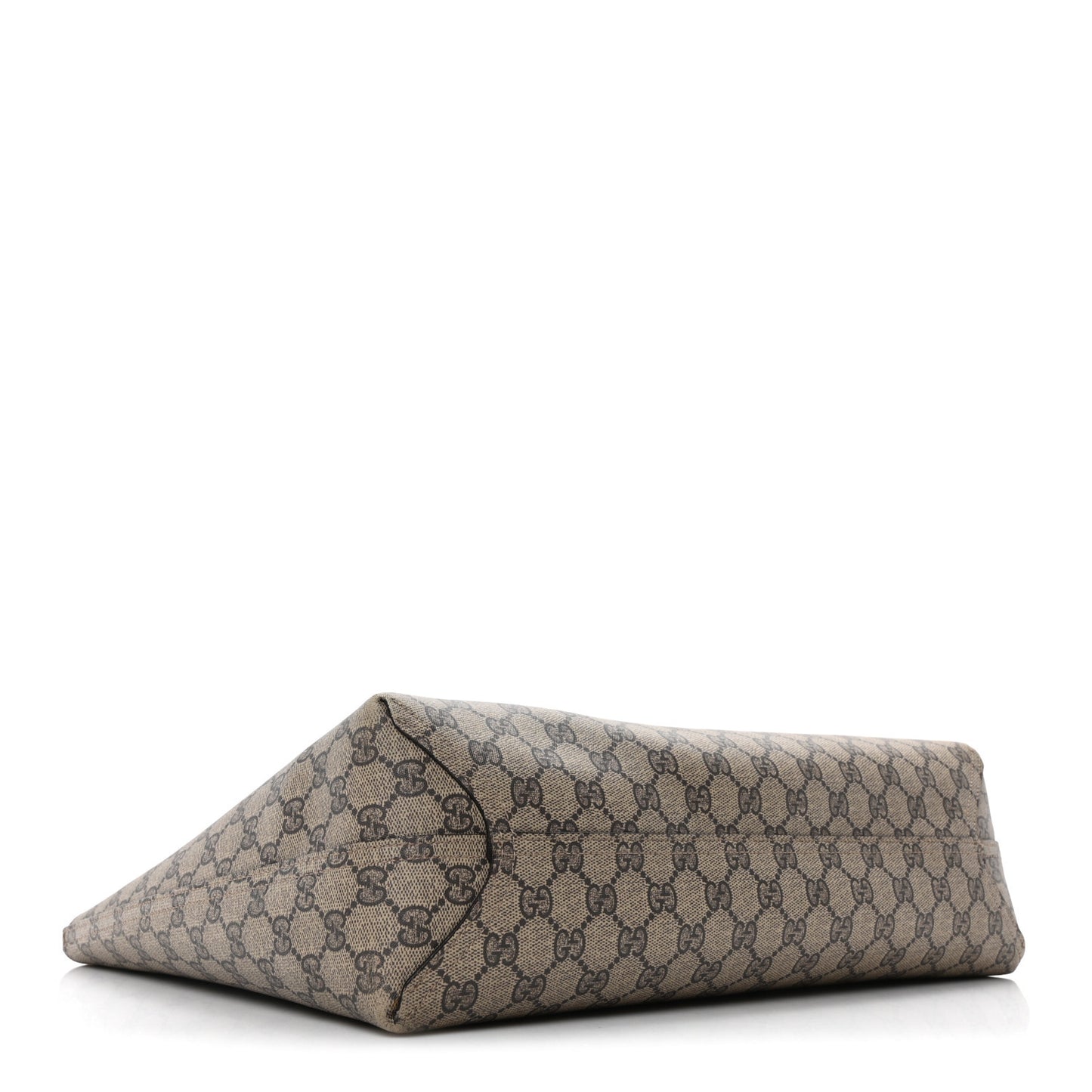 GG Supreme Monogram Medium Reversible Tote Beige Red