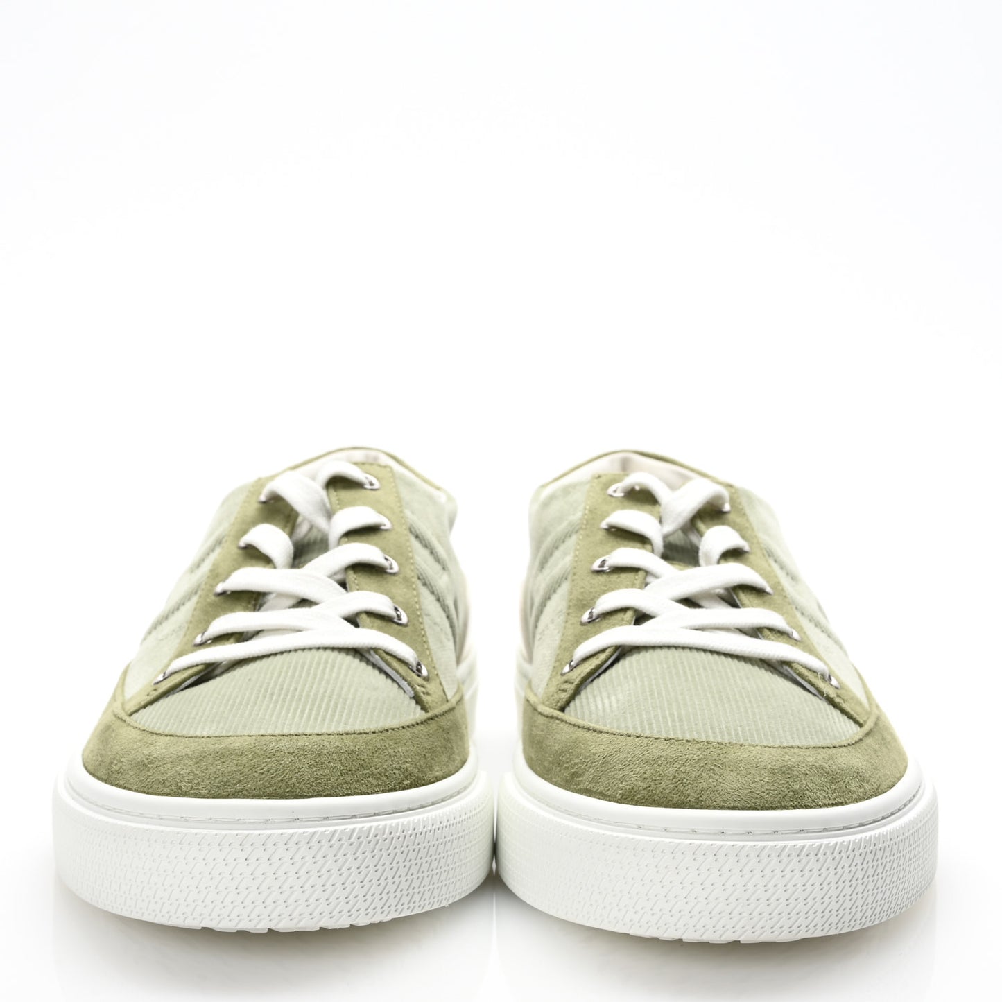 Chevre Velours Deep Sneakers 43 Vert Sauge