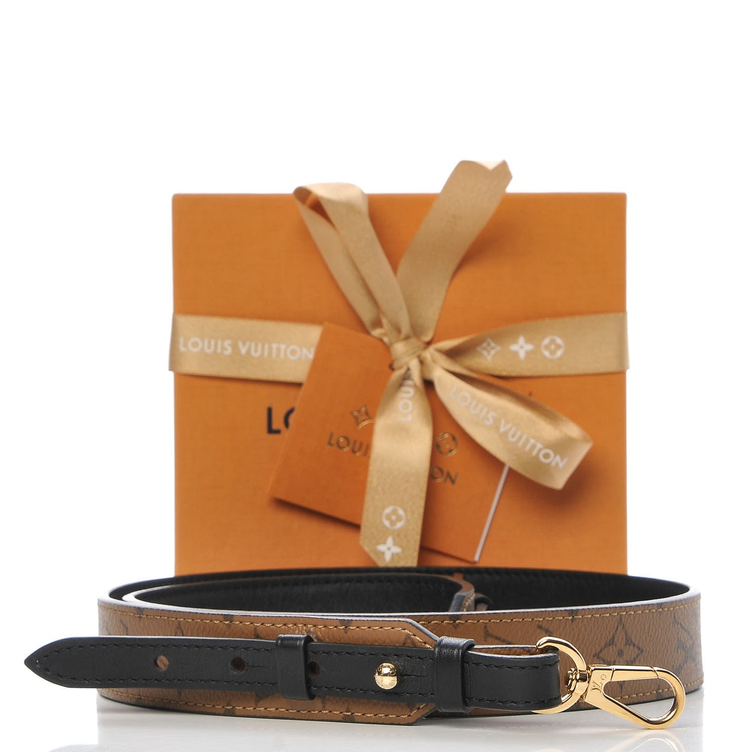 Louis Vuitton Reverse Monogram Bandouliere Shoulder Strap XL Black 7 of 7