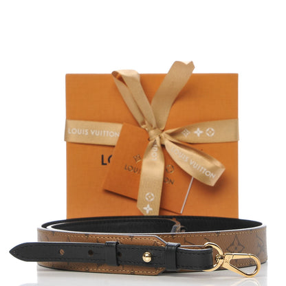 Louis Vuitton Reverse Monogram Bandouliere Shoulder Strap XL Black 7 of 7