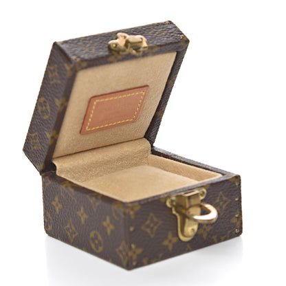 Louis Vuitton Monogram Ring Box Mini Trunk Case 5 of 6