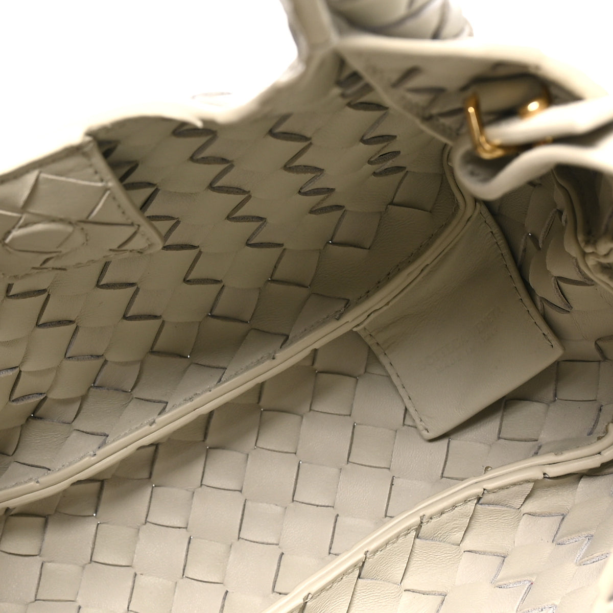 Bottega Veneta Nappa Intrecciato Baby Campana Shoulder Bag Silica Grey 5 of 9