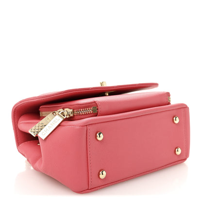 Chanel Caviar Quilted Small Business Affinity Flap Coral 4 of 11