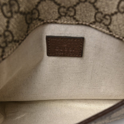 Gucci GG Supreme Monogram Neo Vintage Web Belt Bag Brown 5 of 8