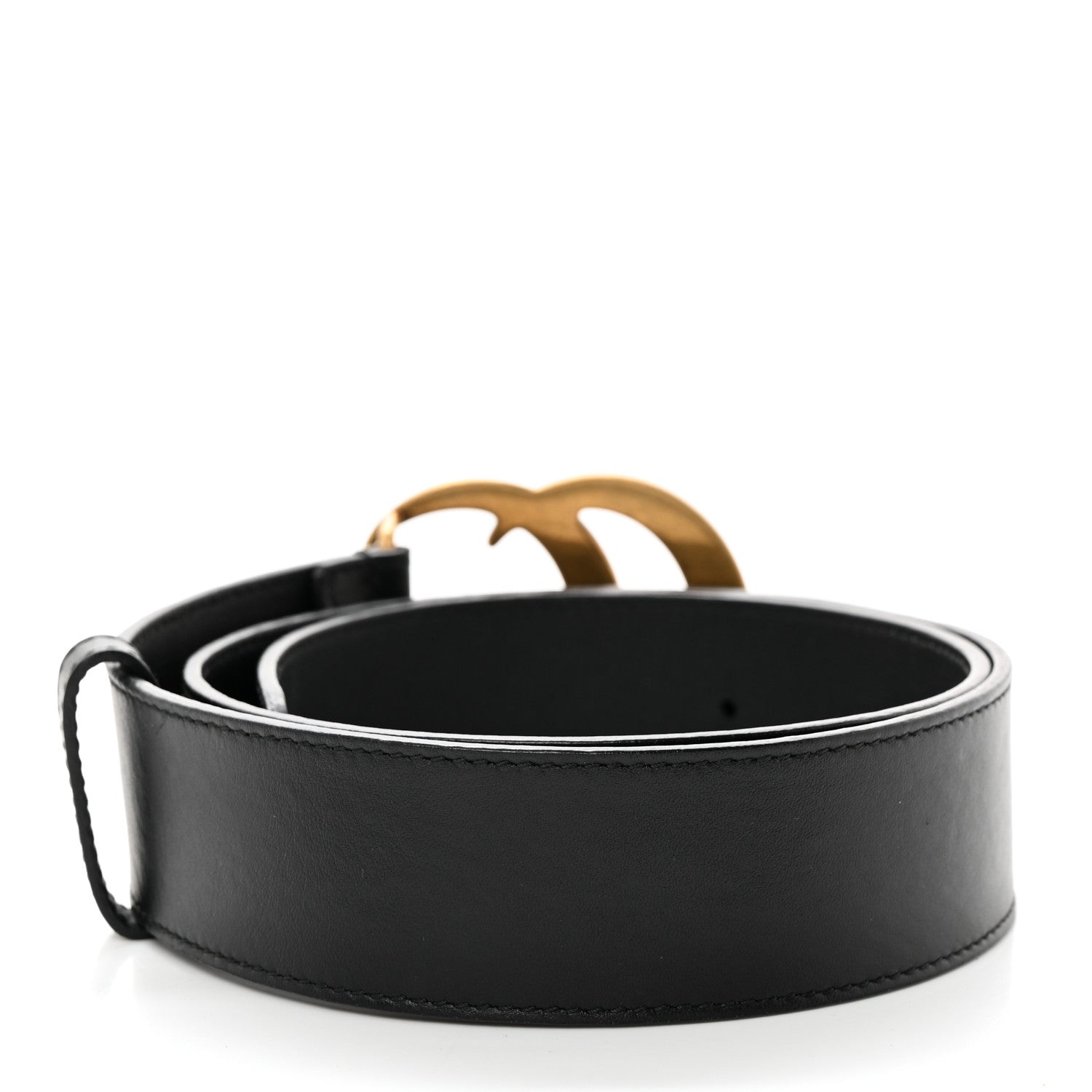 Gucci Calfskin Double G 40mm Belt 75 30 Black 2 of 5