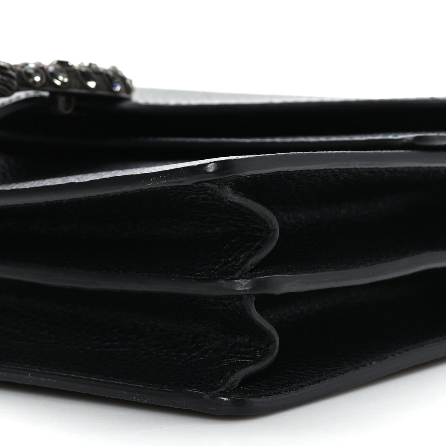 Gucci Pebbled Calfskin Small Dionysus Shoulder Bag Black 10 of 10