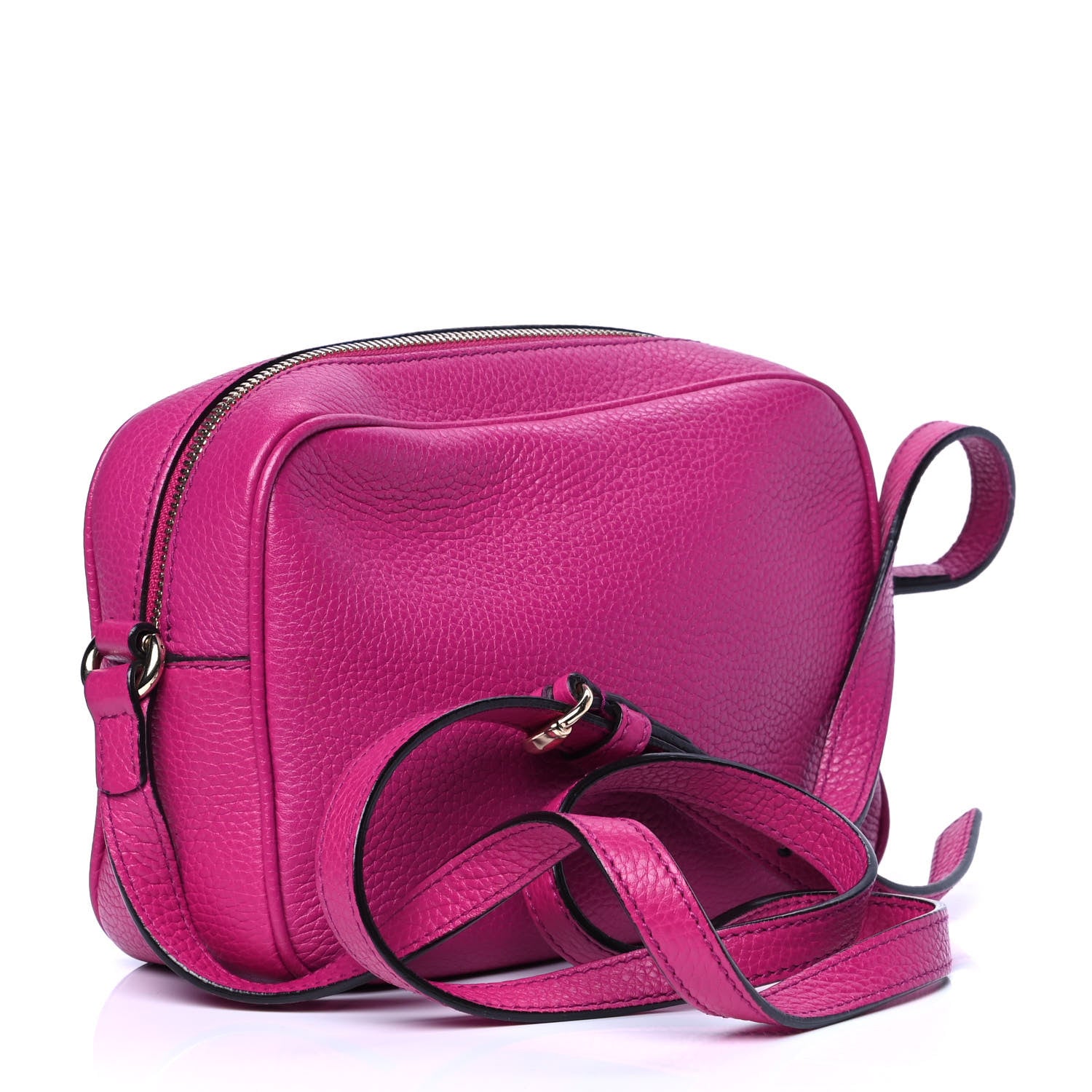 Gucci Cellarius Calfskin Small Soho Disco Bag Bright Bouganville 2 of 4