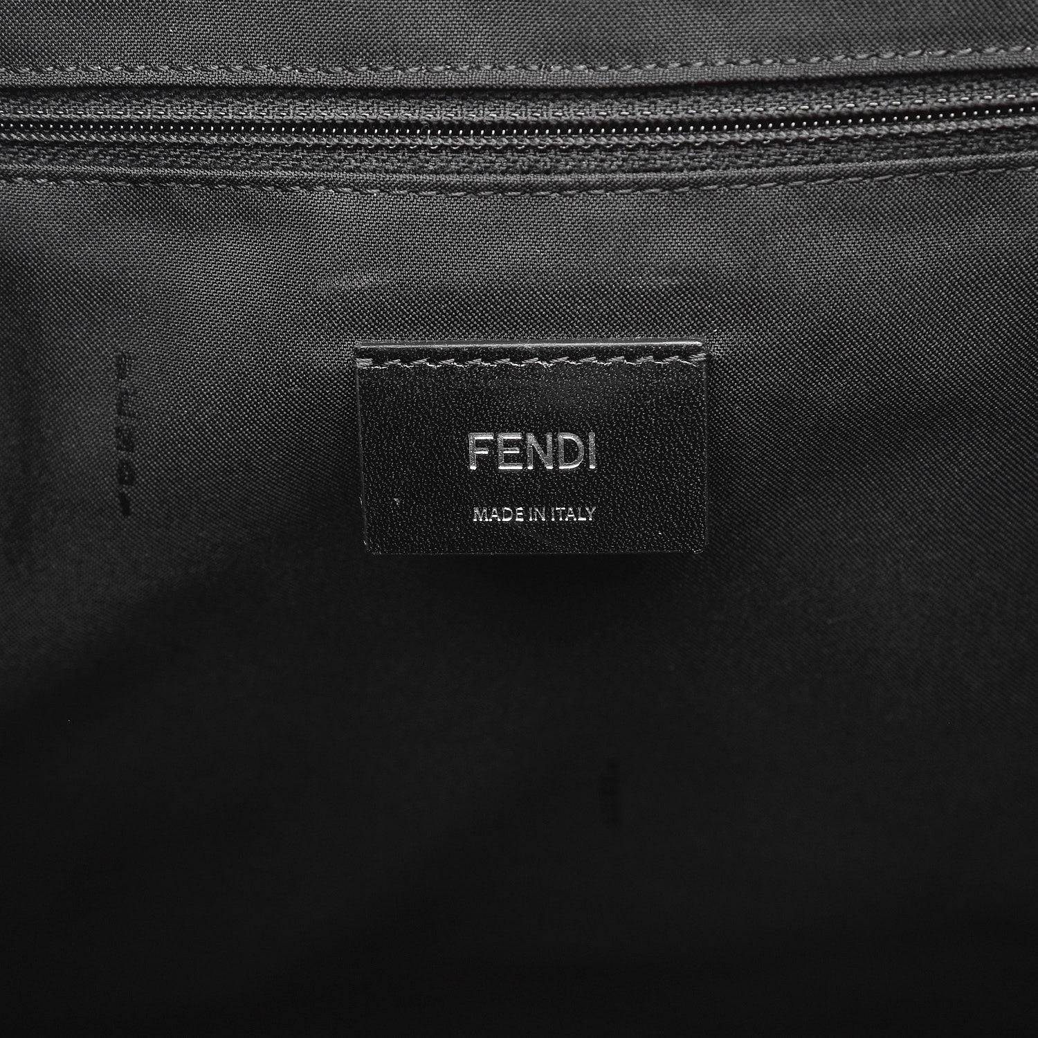 Fendi Nylon Vitello Elite Flamingo Granite Lightning Monster Eyes Vertical Tote Military Lavagna Multicolor 6 of 8