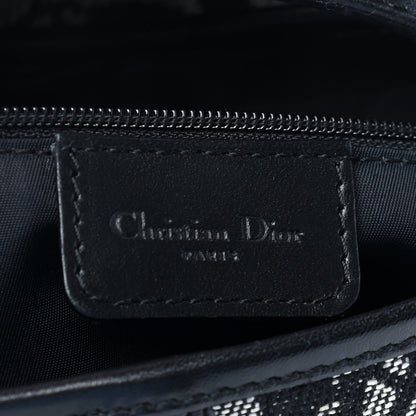 Christian Dior Monogram Double Saddle Bag Black 6 of 9