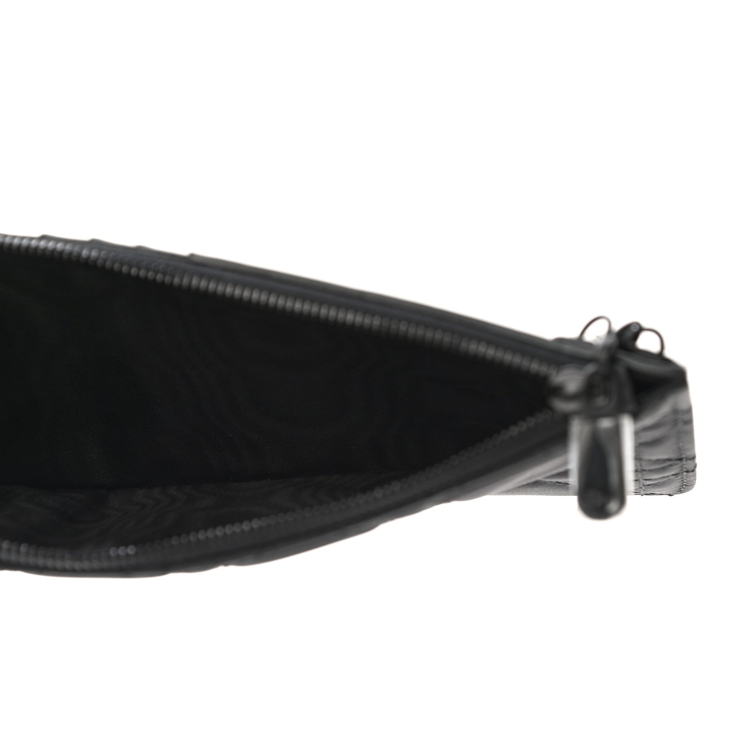 Christian Dior Ultra Matte Calfskin Cannage Large Lady Dior Zip Wallet Black 5 of 11