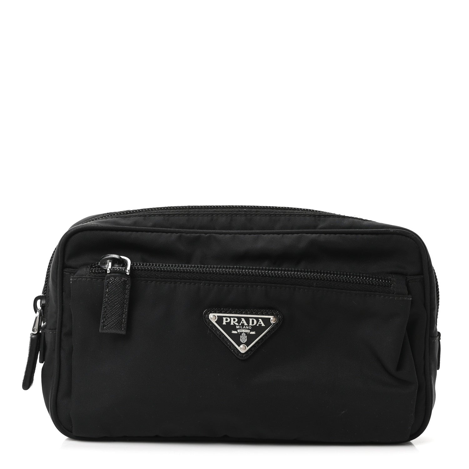 Prada Tessuto Nylon Belt Bag Black 1 of 11