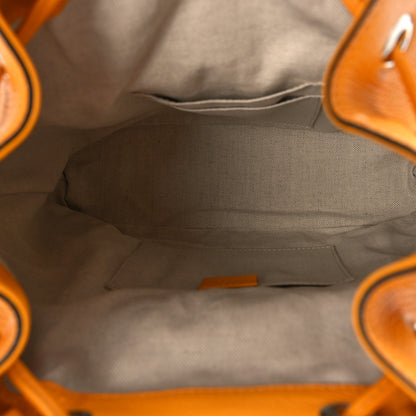 Gucci Cellarius Calfskin Medium Bamboo Backpack Orange 5 of 10