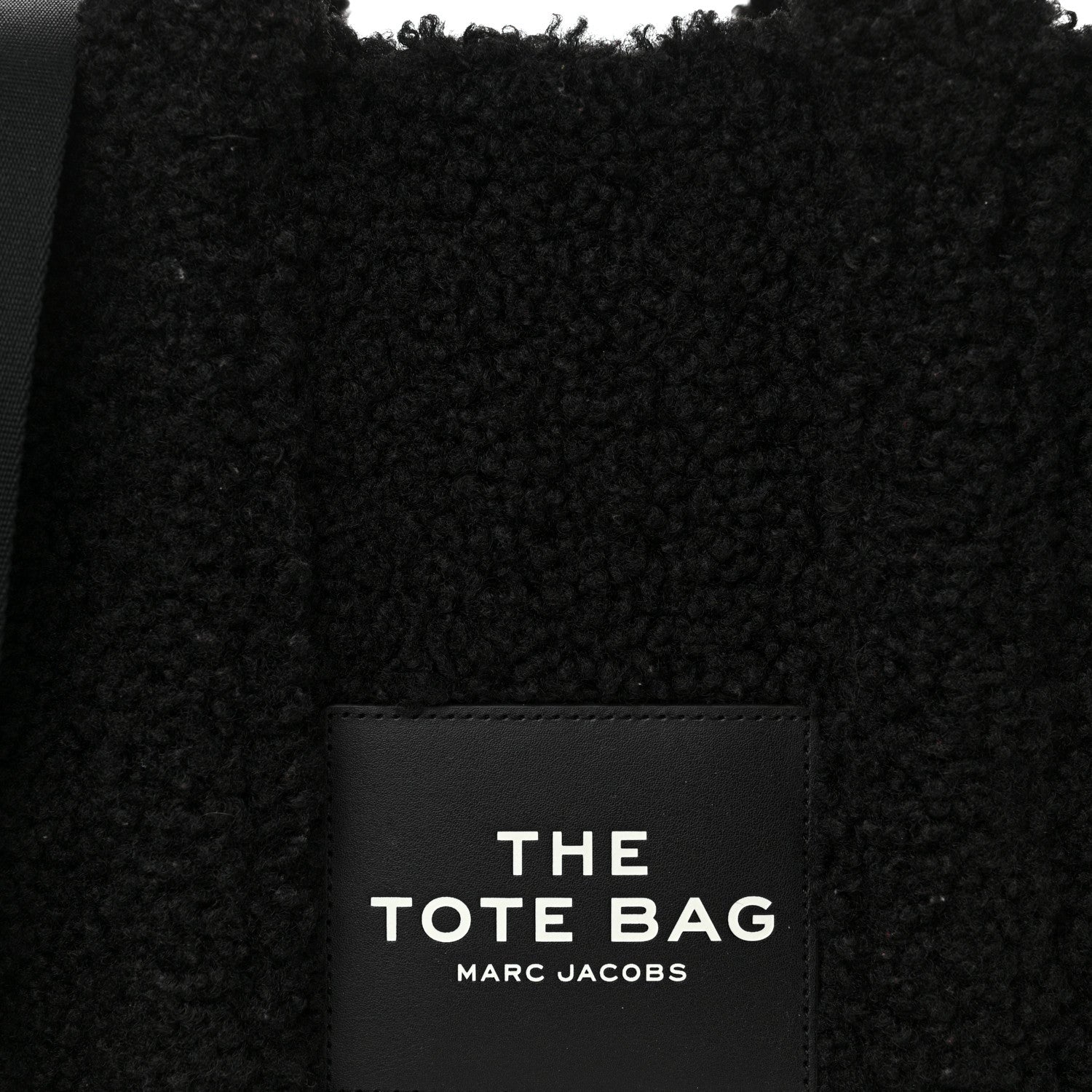 Marc Jacobs Polyester Cotton Medium The Teddy Traveler Tote Bag Black 8 of 10