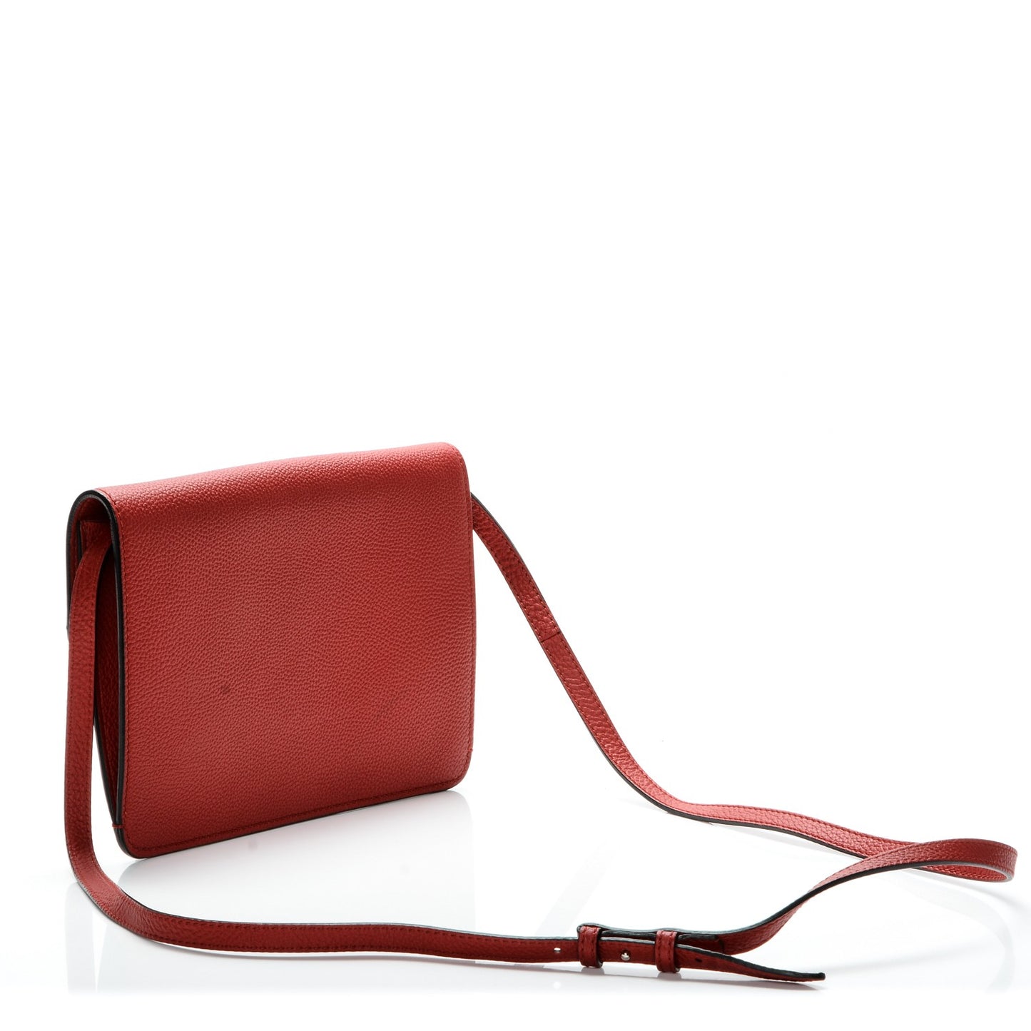 Grand Prix Calfskin Jackie Convertible Shoulder Bag Hibiscus Red