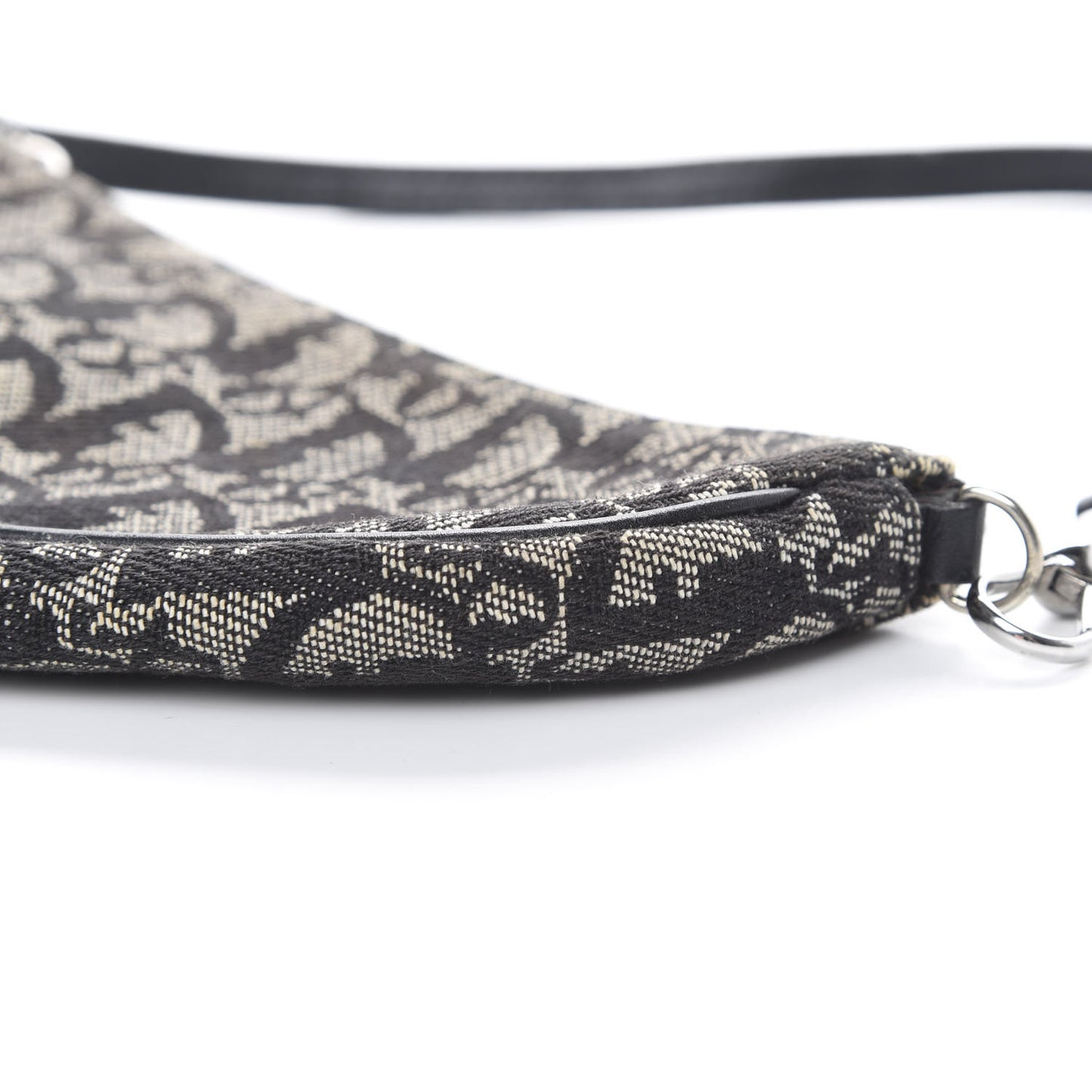 Monogram Mini Saddle Pochette Black