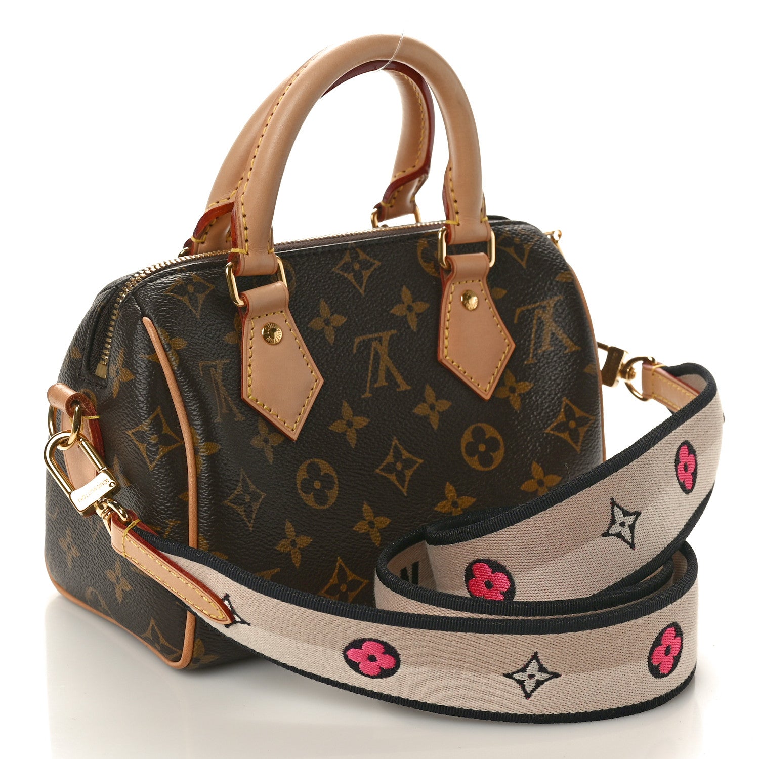 Louis Vuitton Monogram Speedy Bandouliere 20 Black 3 of 9