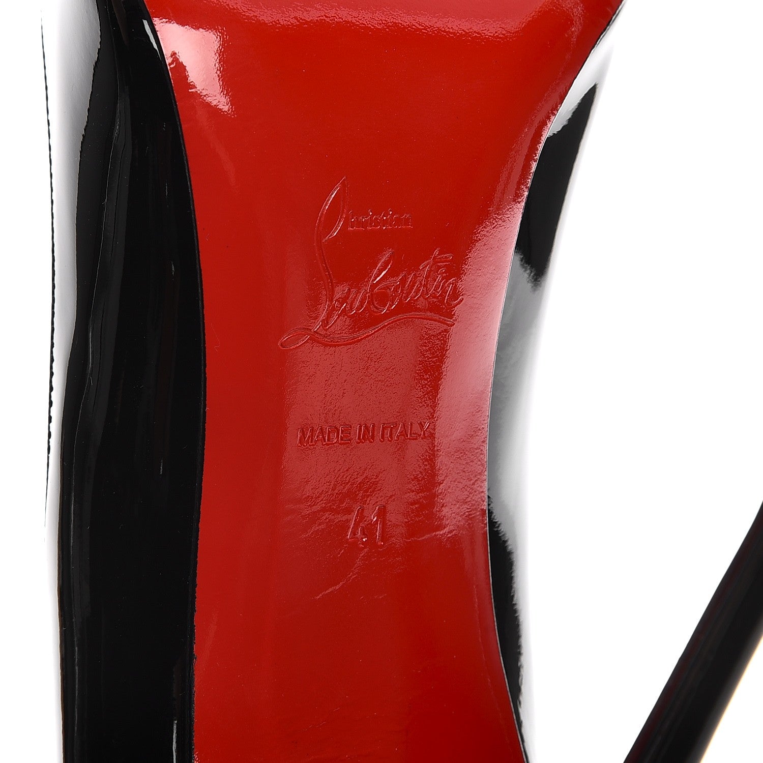 Christian Louboutin Patent Pigalle Follies 100 Pumps 41 Black 6 of 8