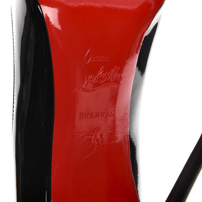 Christian Louboutin Patent Pigalle Follies 100 Pumps 41 Black 6 of 8