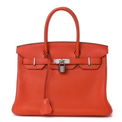 Hermes Togo Birkin 30 Capucine 1 of 10