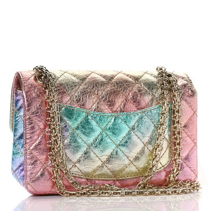 Chanel Metallic Goatskin Quilted Mini 2.55 Reissue Flap Multicolor 3 of 10