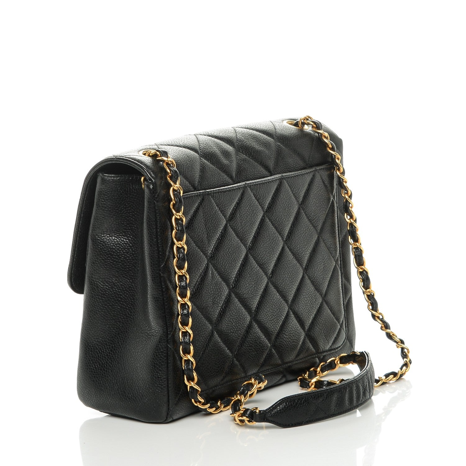 Chanel Caviar Quilted Medium Flap Shoulder Bag Black 3 of 8