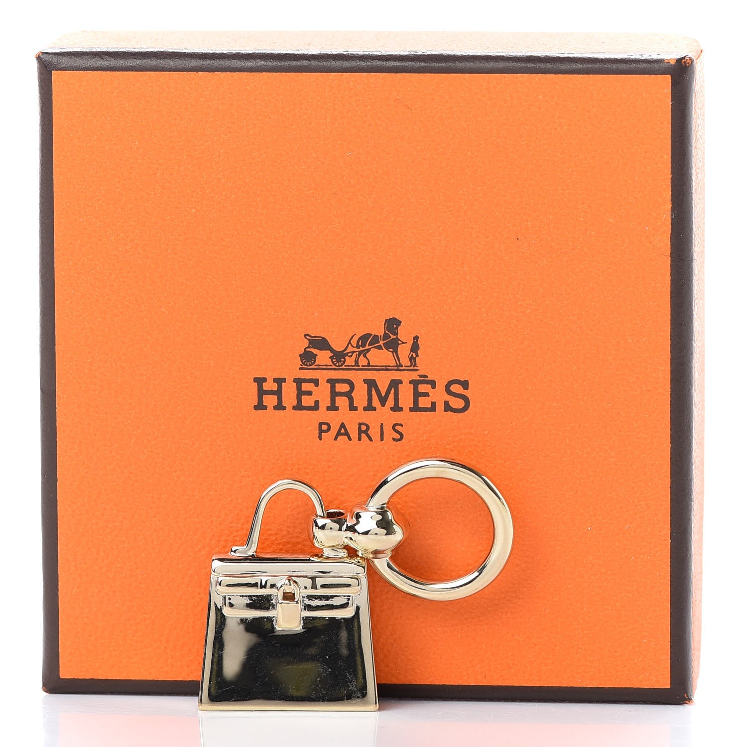 Hermes Permabrass Mini Kelly Twilly Ring 4 of 4