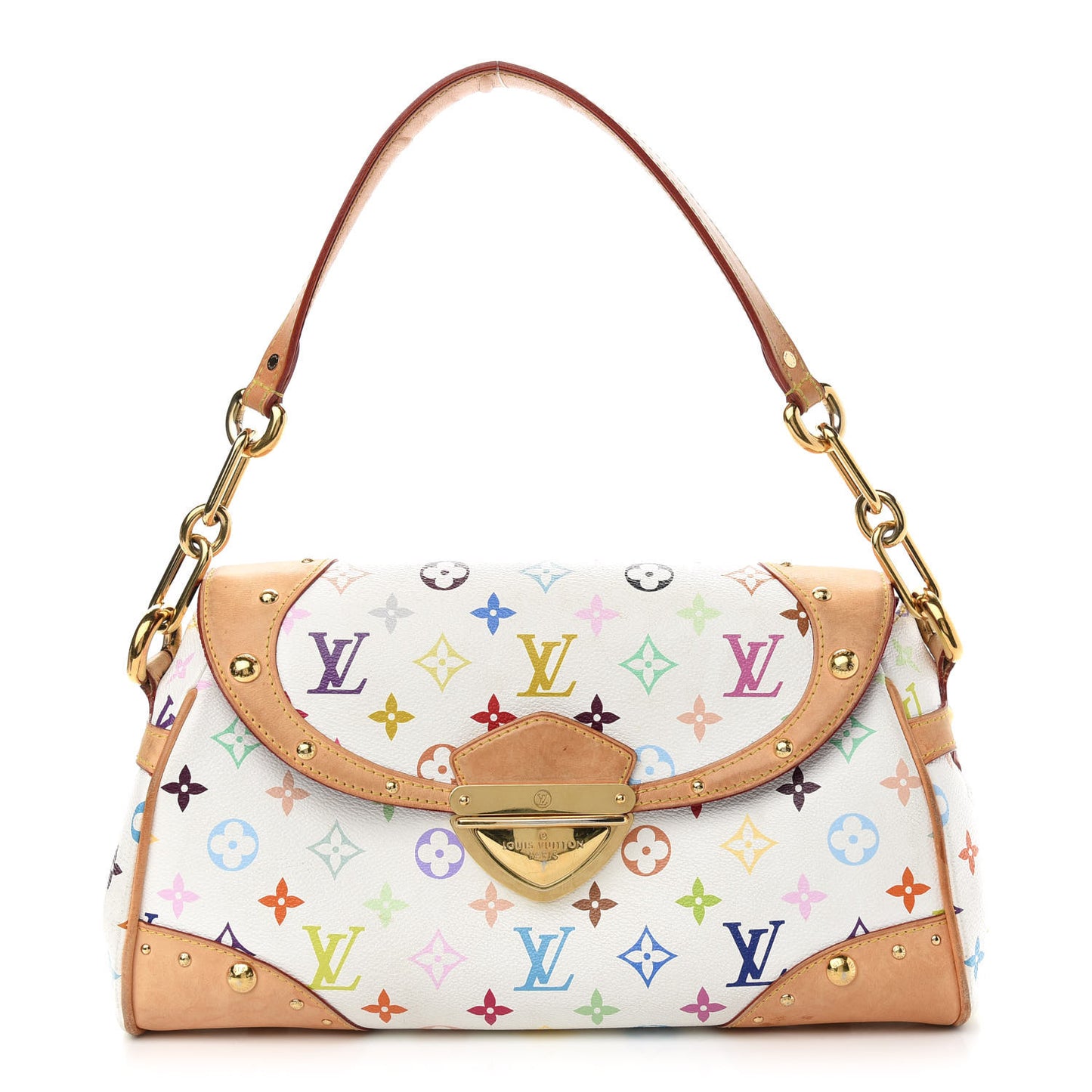 Monogram Multicolor Beverly MM White