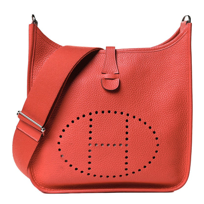 Hermes Taurillon Clemence Evelyne III PM Bougainvillea 1 of 14