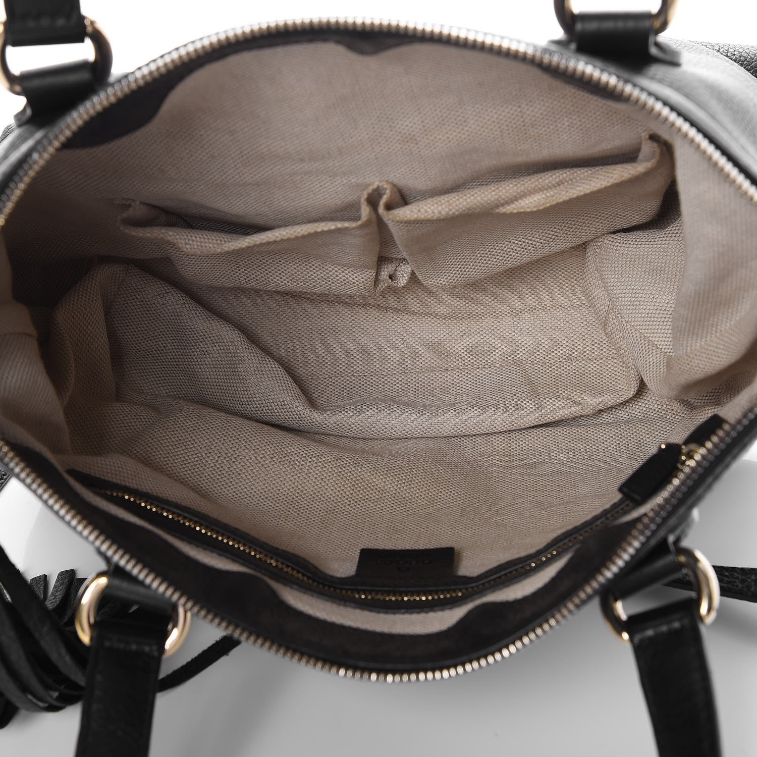 Gucci Cellarius Calfskin Small Soho Top Handle Satchel Black 6 of 8