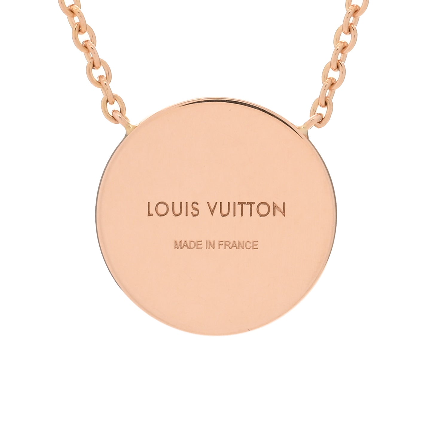 18K Pink Gold Mother Of Pearl Blossom Sun Pendant Necklace